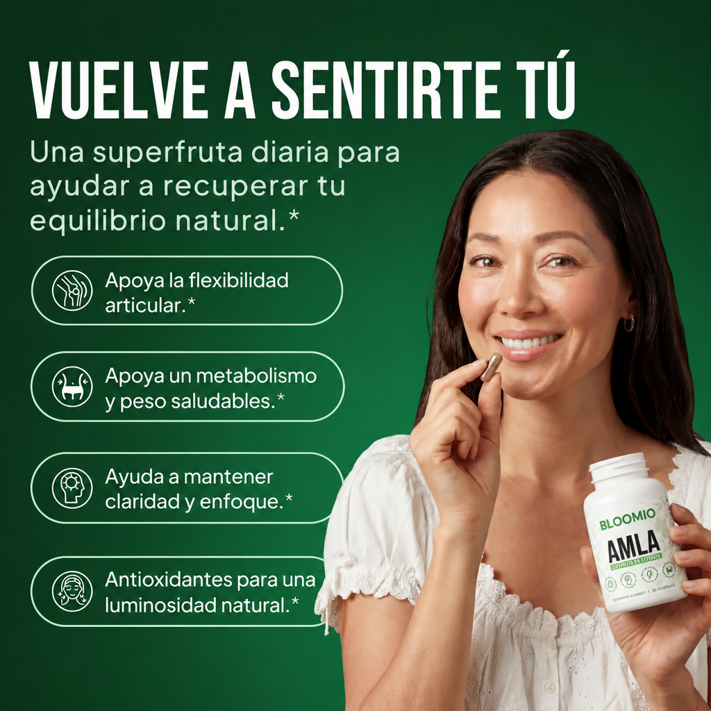 Amla Bloomio para una rutina de bienestar