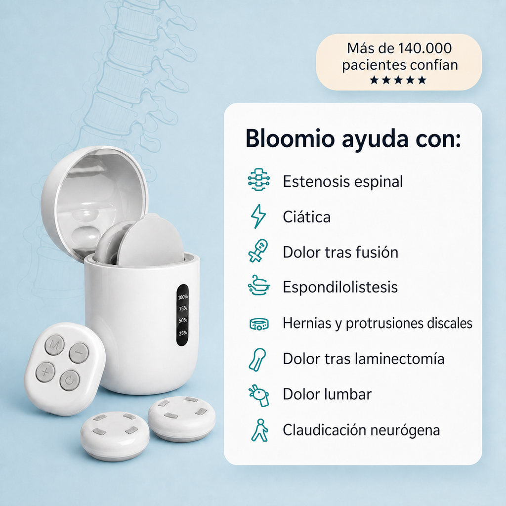 Detalle del dispositivo y control Bloomio